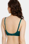 Rosaline Cyber Grove Everyday Double Layered Non Wired 3/4th Coverage T-Shirt Bra (Pack of 2) - Multicolor — thumbnail 3